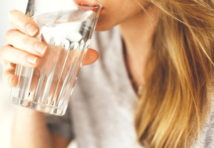 woman drinking